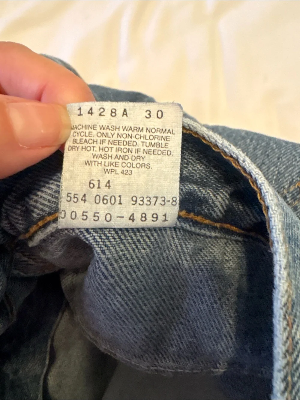 Vintage Levi’s 550 Relaxed Fit Jeans 40x32 Made USA 100% Cotton